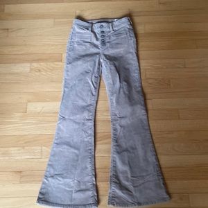 Corduroy flare pants